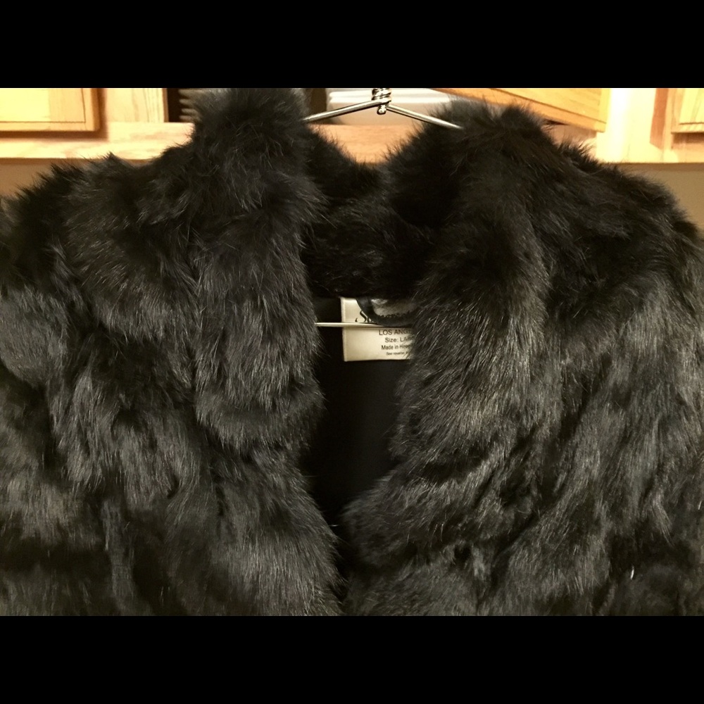Real Rabbit Fur Jacket - Picture 3 of 7